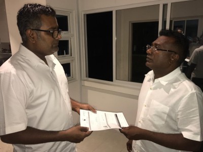 ޑީއާރްޕީގެ ލީޑަރަކަށް ޖާބިރު ހަމަޖައްސައިފި