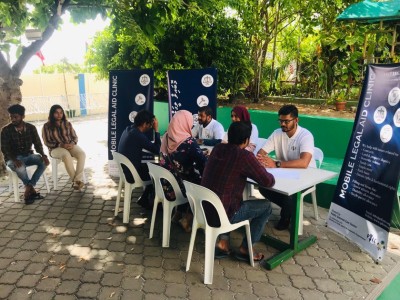 މޮބައިލް ލީގަލް އެއިޑް ކްލިނިކެއް އައްޑޫ ސިޓީގައި އަންނަ ހުކުރު ދުވަހު ފަށަނީ