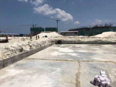 އެމްޓީސީސީ އިން އަޅާ ފުރަތަމަ ފްލެޓު ޓަވަރުގެ ފައުންޑޭޝަން އަޅައިފި