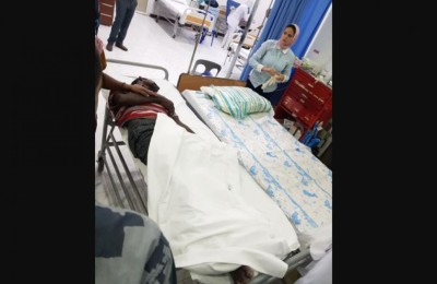 މަސްތުގެ ހާލުގައި ވެއްޓިފައި އޮތް ބިދޭސީއަކު ހޮސްޕިޓަލަށް ގެންދިއުމުން 'ފިލައިފި'