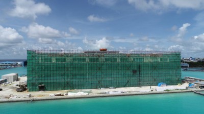 އާ ސީ ޕްލޭން ޓާމިނަލްގެ 73 ޕަސެންޓް މަސައްކަތް ނިމެއްޖެ