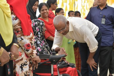 ތ. އަތޮޅަށް ކުރައްވާ ދަތުރުފުޅެއްގައި ރައީސް ދިޔަމިގިއްޔަށް ވަޑައިގެންފި