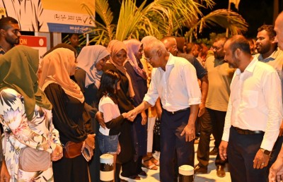 ބައި އިލެކްޝަނުން ހާމަވީ ސަރުކާރާއެކު ދާއިރާގެ ރައްޔިތުން ތިބި ކަން: ރައީސް