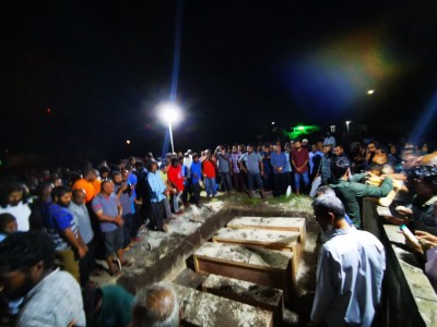 ގިނަ ބަޔަކާއެކު ފަސް މީހުންގެ ޖަނާޒާ ބާއްވައިފި