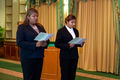ސުޕްރީމް ކޯޓަށް ފުރަތަމަ ފަހަރަށް އަންހެން ފަނޑިޔާރުން އައްޔަނުކޮށްފި