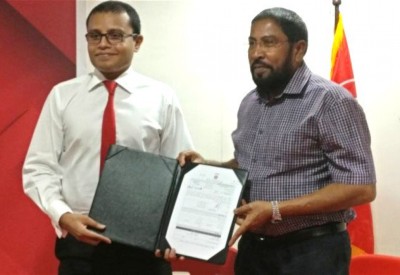 ޖުމްހޫރީ ޕާޓީގެ ތަރުޖަމާނަކަށް އަނޫޝް ހަމަޖައްސައިފި