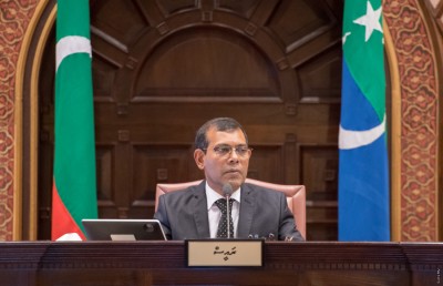 ނަޝީދު ޑެންމާކުގައި ދެއްކެވި ވާހަކަ އަޑުއަހަން މެމްބަރުންނަށް ނުކެރުނު!