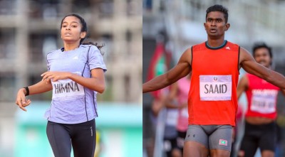ފުރަތަމަ ދުވަހުގެ ދެ ރަން މެޑަލް ސާއިދާއި ހިމްނާއަށް