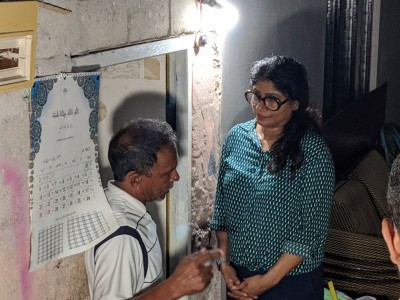 އައްޑޫގައި ފެންބޮޑުވެ ގެއްލުންވި ގެތަކަށް މާރިޔާ ޒިޔާރަތްކުރައްވައިފި