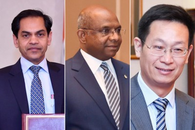 ޝާހިދު، އެއް ދުވަހެއްގައި ޗައިނާ އަދި އިންޑިއާ ސަފީރާ ބައްދަލުކުރައްވައިފި