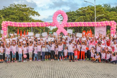 އުރަމަތީ ކެންސަރަށް ހޭލުންތެރިކަން އިތުރުކުރަން "ޕިންކް ރިބަން ރަން ވޯކް" ބާއްވައިފި