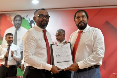 ޖުމްހޫރީ ޕާޓީގެ ސެކްރެޓަރީ ޖެނެރަލްއަކަށް އަލީ އާރިފު ހަމަޖައްސައިފި