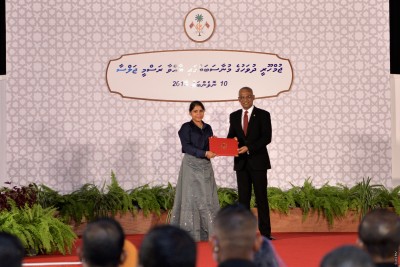 ގައުމީ ދެ ޓީމާއި 39 ފަރާތަކަށް މަތީ ދަރަޖަ އިނާމު