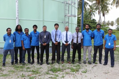 ސްޓެލްކޯއިން ކ. ގުރައިދޫގެ ނަރުދަމާއާ ހަވާލުވެ، އާ ފެން ޕްލާންޓެއް ބަހައްޓައިފި