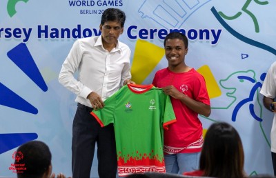 ސްޕެޝަލް އޮލިމްޕިކްސް ވޯލްޑް ގޭމްސްގެ ރާއްޖޭގެ ޓީމަށް ދިރާގުގެ އެހީ