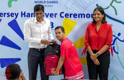 ސްޕެޝަލް އޮލިމްޕިކްސް ވޯލްޑް ގޭމްސްގެ ރާއްޖޭގެ ޓީމަށް ދިރާގުގެ އެހީ