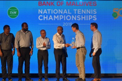 50 ވަނަ ގައުމީ ޓެނިސް މުބާރާތް ކާމިޔާބުކަމާ އެކު ނިންމާލައިފި
