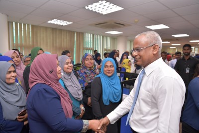 ރައީސް ސޯލިހު ހުރިހާ މިނިސްޓްރީ ތަކަށް ވަޑައިގަންނަވަނީ