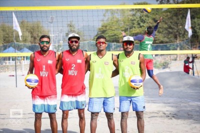 ސައުތު އޭޝިއަން ގޭމްސް: މޮޅު ކުޅުމަކާ އެކު ބީޗް ވޮލީގެ ފިރިހެން ދެ ޕެއާ ކުއާޓާއަށް