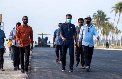 ހޯރަފުށި އެއާޕޯޓުގެ މަސައްކަތް އާދީއްތަ ދުވަހަށް ނިންމަނީ