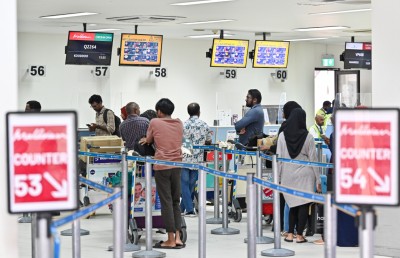 ބޮޑު ބަންދަށް ބާރު ބޮޑު؛ މިއަދު އެކަނި ވެސް 70 އަށް ވުރެ ޑޮމެސްޓިކް ފްލައިޓް