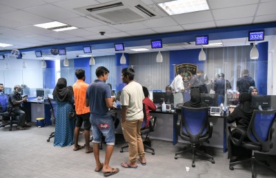 ބަންދާ ދިމާކޮށް ތިން ހަފުތާއިން 6،000 ޕާސްޕޯޓް ހައްދައިފި