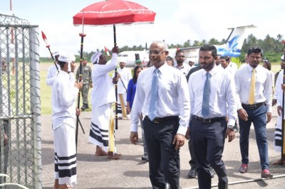 ރައީސް ސޯލިހު ލާމު އަތޮޅަށް ވަޑައިގެންފި