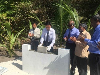 ބާރަށުގެ އާ ކޯޓުގެ އިމާރާތުގެ ބިންގާ އަޅައިފި
