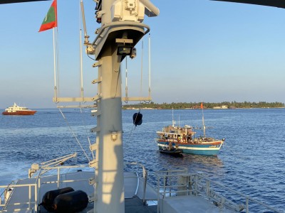 ހާލުގައި ޖެހުނު ލަންކާ މަސްބޯޓު ހުޅުމާލެއަށް ވައްދައިފި