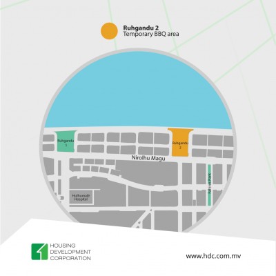 ހުޅުމާލޭގައި ބާބަކިއު ހަދަން ވަގުތީ ސަރަހައްދެއް ހަމަޖައްސައިފި