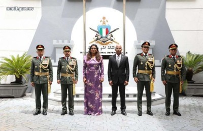 ލެފްޓިނެންޓް ޖެނެރަލްގެ ރޭންކް ލިބިވަޑައިގަތް ދެވަނަ ބޭފުޅަށް ޑިފެންސް ޗީފް ޝަމާލް