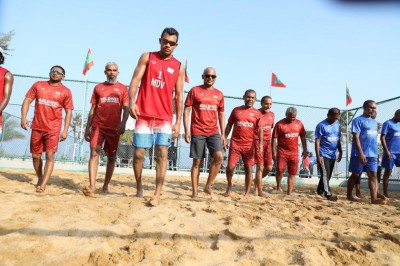 ބައިނަލްއަގުވާމީ ފެންވަރުގެ ބީޗް ވޮލީ ޓްރެއިނިން ކޯޓު ރަސްމީކޮށް ހުޅުވައިފި