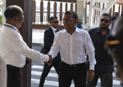 ރަސްމީ ދަތުރެއްގައި ރައީސް ނަޝީދު އަނެއްކާވެސް އިންޑިއާއަށް ފުރާވަޑައިގެންފި