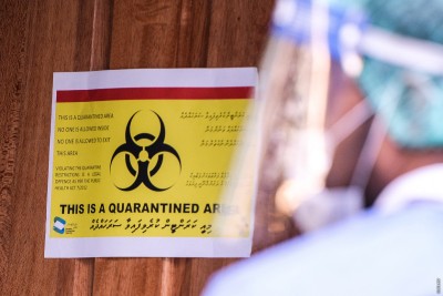 ތިނަދޫގައި ހުރި ޓޫރިސްޓަކު ކޮރޯނާއަށް ޝައްކު ވެގެން އެކަހެރިކޮށްފި