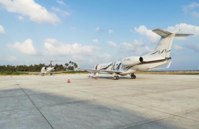 މާފަރު އެއާޕޯޓު ޕްރައިވެޓް ޖެޓުން ފުރާލައިފި