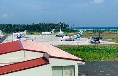 މާފަރު އެއާޕޯޓު ޕްރައިވެޓް ޖެޓުން ފުރާލައިފި