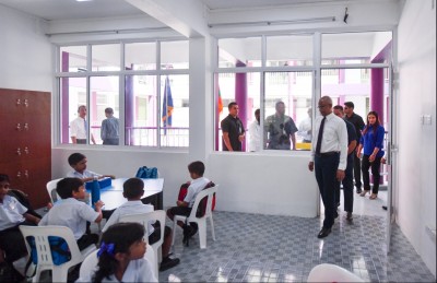 ސްކޫލުތައް ހުޅުވުމަކީ އުނގެނުމުގައި ލިބޭ އިތުރު ފުރުސަތެއް: ރައީސް
