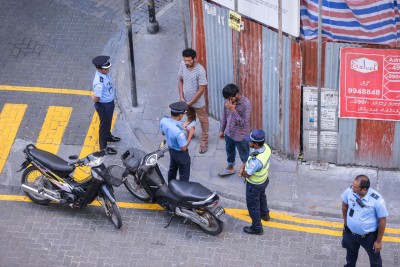 މަގުމައްޗަށް ނުކުމެގެން މިއަދު މާލޭ ސިޓީން 78 މީހަކު ޖޫރިމަނާކޮށްފި