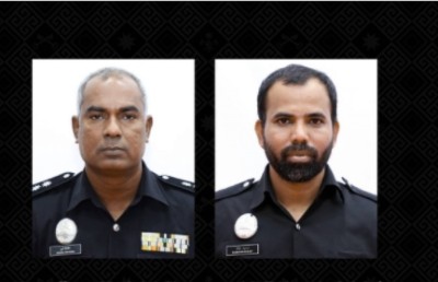 މާފުށީގައި މޫދަށް ވެއްޓުނު ކާރުން މީހުން ސަލާމަތްކުރި އޮފިސަރުންނަށް ތައުރީފު