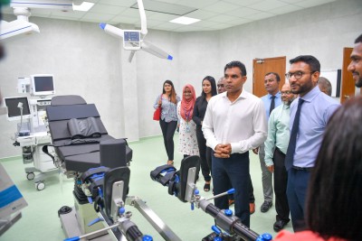 އައްޑޫ އިކުއަޓޯރިއަލް ހޮސްޕިޓަލްގައި ކީމޯތެރެޕީގެ ހިދުމަތް ދޭން ފަށައިފި