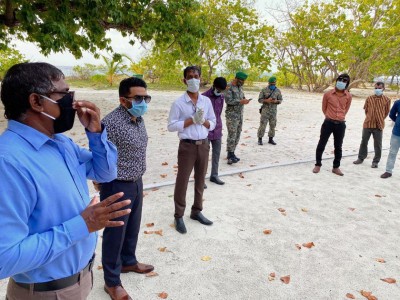 ހާލަތު ބަލަން މިނިސްޓަރު އަމީންއާއި ސިއްހީ ޓީމެއް ނަރުދޫއަށް