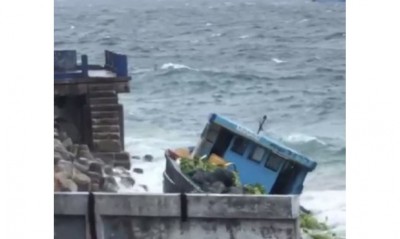 ދޮންކެޔޮ ބަރުކޮށްގެން އައި ދޯންޏެއް މާލޭ ތޮށި މައްޗަށް ފުނޑުފުނޑު ވެއްޖެ