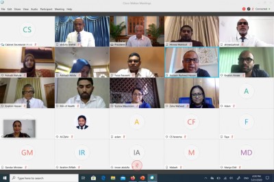ރާއްޖޭގައި ފުރަތަމަ ފަހަރަށް ކެބިނެޓް ބައްދަލުވުމެއް ވާޗުއަލްކޮށް ބާއްވައިފި