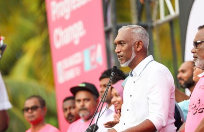 މުއިއްޒުގެ ކެމްޕެއިންގެ ފަހު ބަސް: އަނިޔާވެރިކަން ތާ އަބަދަށް ނިންމާނަން، ބޭރު ސިފައިން ނުތިބޭނެ
