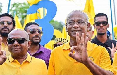 ތިނަކަށް ވޯޓުދީ، ނޫނީ ކަރުނަ އަޅާ ރޯންޖެހިދާނެ: ރައީސް