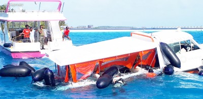 ވިއްސާރައިގައި އަޑިއަށްދިޔަ ލޯންޗު ފެންމަތިކޮށްފި