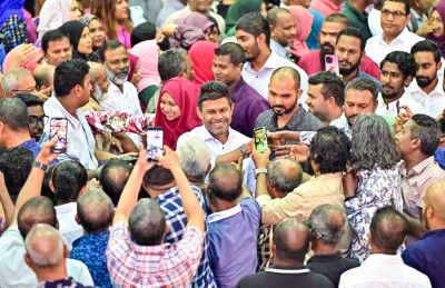 މުއިއްޒުގެ ފުރަތަމަ ވާހަކަފުޅު: ދެއްވީ ސިފައިން ފޮނުވާލާނެ ކަމުގެ ކަށަވަރުކަން!