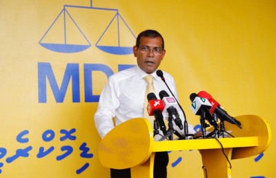 ދިވެހިން ބޭނުންވަނީ ކުއްލި ބަދަލެއް، އެކަން ކުރެވޭނީ އެމްޑީޕީއަށް: ނަޝީދު
