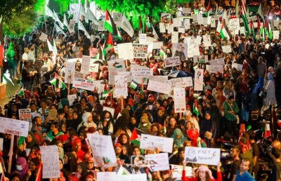 ފަލަސްތީނުގެ މީހުންގެ ހައްގުގައި އެތައް ސަތޭކަ ބަޔަކު މާލޭގެ މަގުތަކަށް!