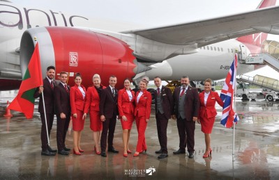 ވާޖިން އެއާލައިނުން ރާއްޖެއަށް ސީދާ ދަތުރުތައް ފަށައިފި